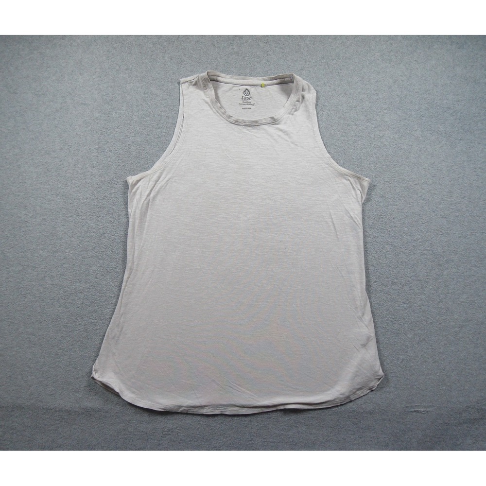 TASC Shirt Womens Large Gray Tank Top Sleeveless Performance Bamboo Ladies